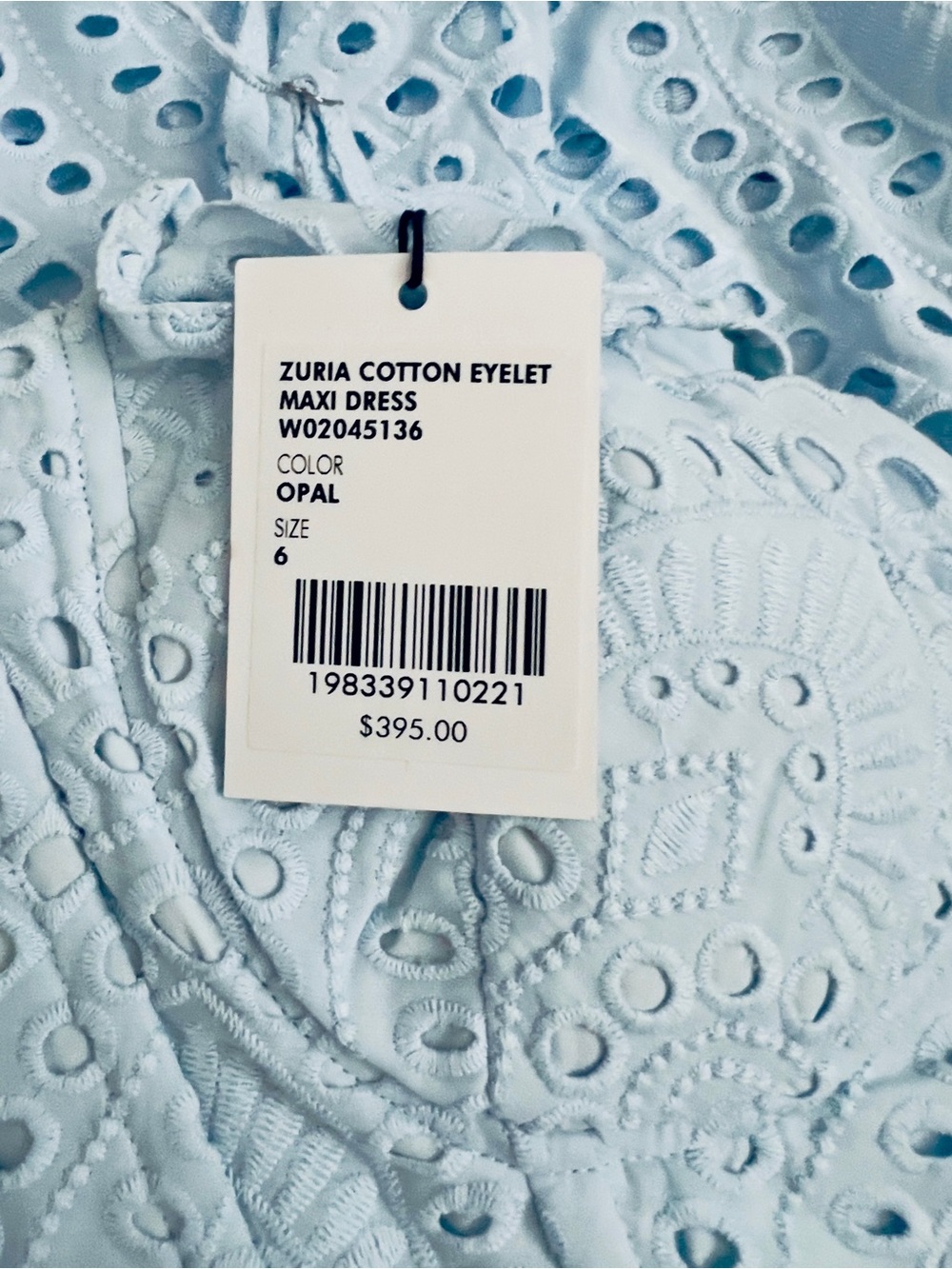 Generation Love Light Blue Eyelet Maxi Dress - Picture 5 of 8